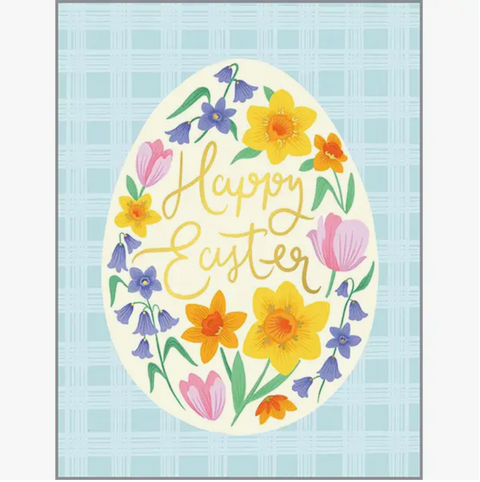Floral Easter Egg Card