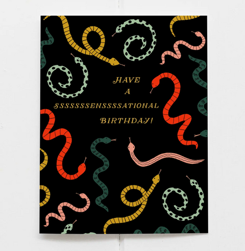 Ssssensational Birthday Card
