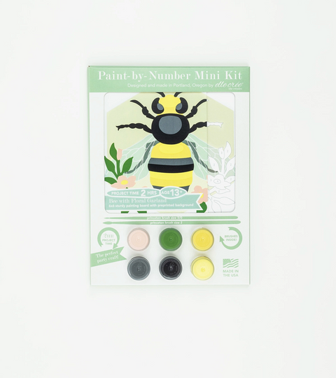 Bee Mini Paint by Numbers Kit