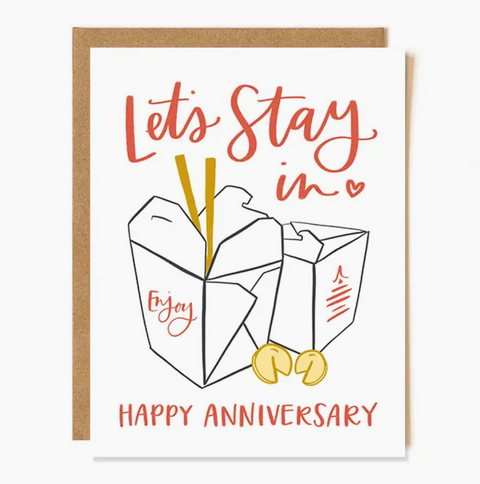 Anniversary Take out Card
