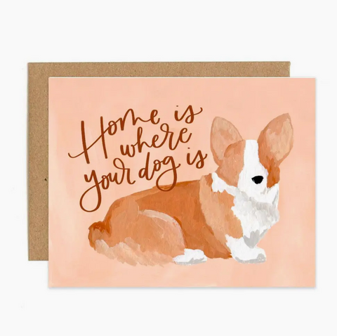 Corgi Home Card