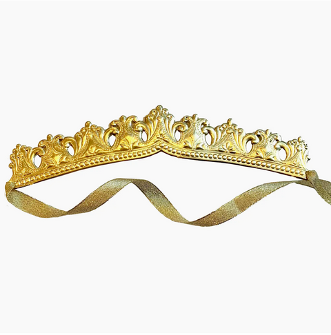 Embossed Gold Party Crown