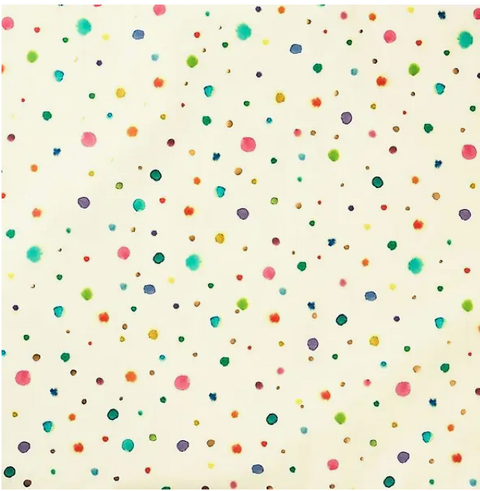Colorful Watercolor Dots Stone Paper Roll