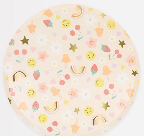 Happy Icons Dinner Plate