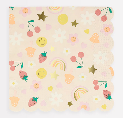 Happy Icons Large Napkins