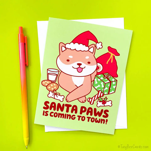 Shiba Inu Christmas Card