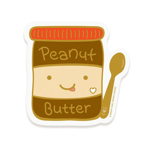 Peanut Butter Vinyl Sticker