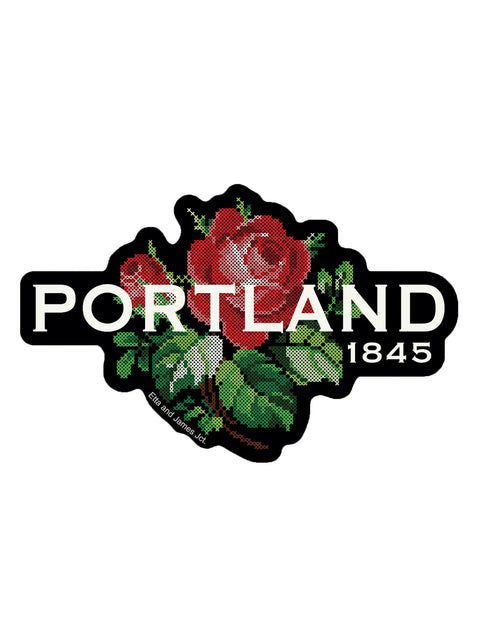 Portland Rose City Sticker