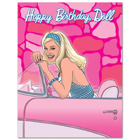 Margot Birthday Doll Card