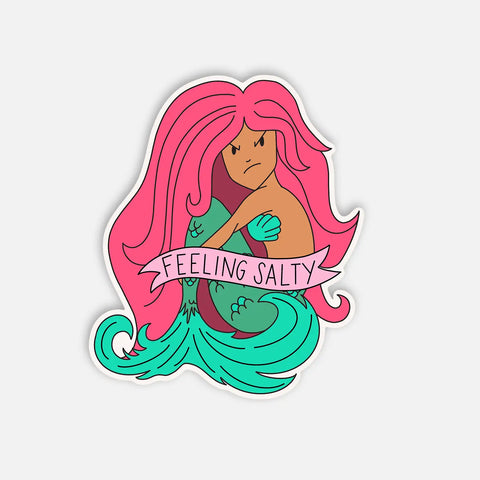 Feeling Salty Mermaid Sticker