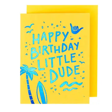 Little Dude Birthday Card