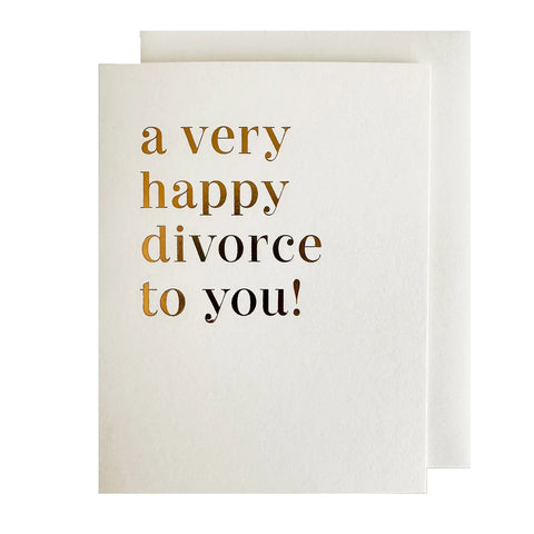 Happy Divorce Card