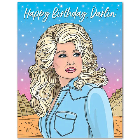Dolly Darlin Birthday Card