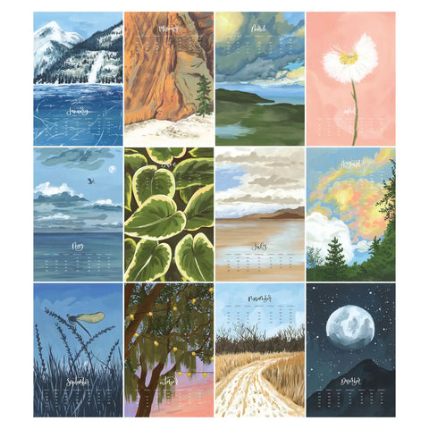 Natural World Wall Calendar