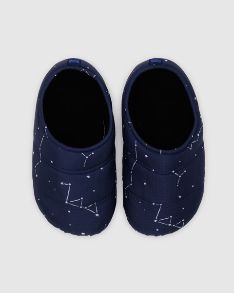 Constellation Midnight Puffy Slippers