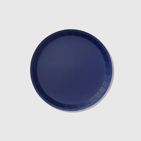 Navy Large Paper Party Plates
