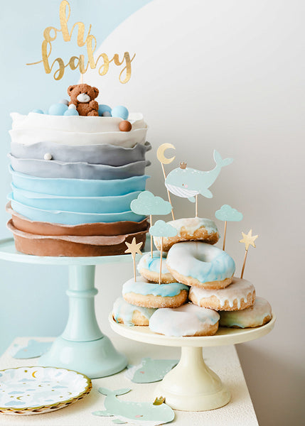 Whale Cupcake Toppers