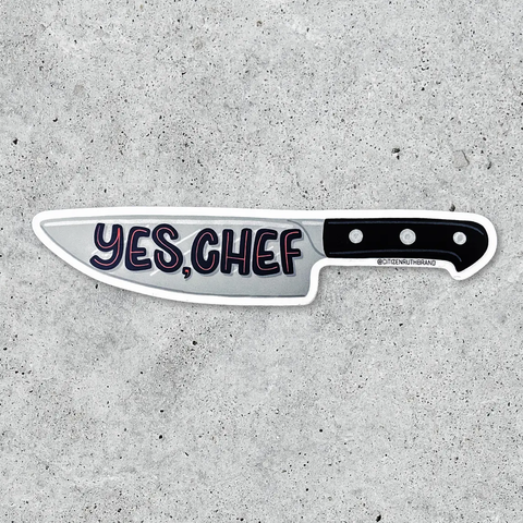 The Bear Knife! Die Cut Sticker