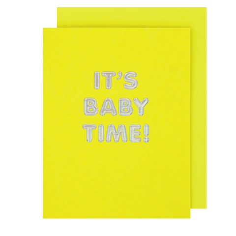 It's Baby Time Baby Card