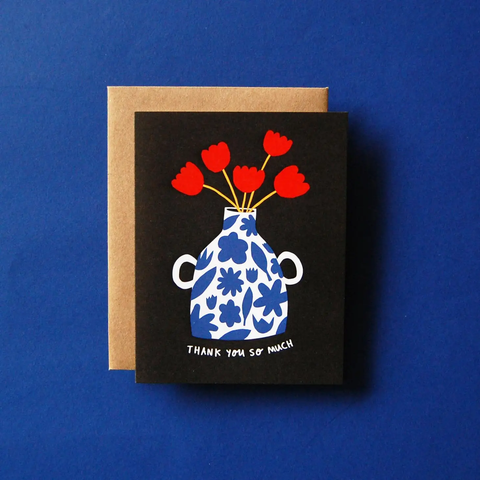 Vase Thank You Card