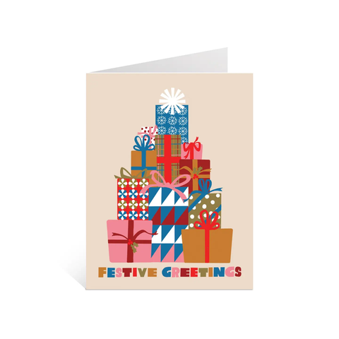 Festive Greetings Holiday Card - Box of 6