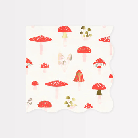 Merry Mushrooms Napkins