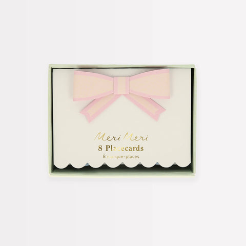 Pastel Bow Placecards