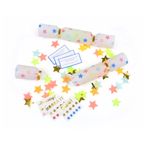 Multicolor Star Confetti Small Crackers