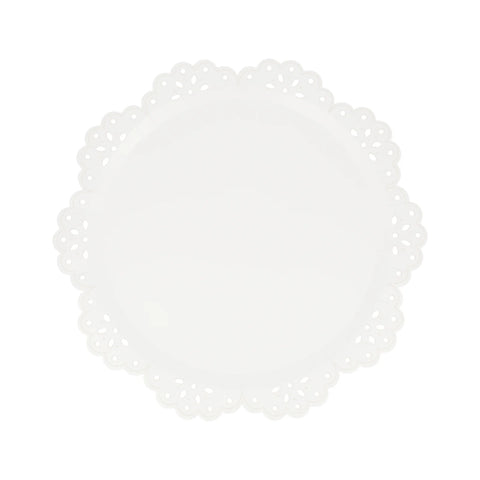 Broderie Anglaise Lace White Side Plates