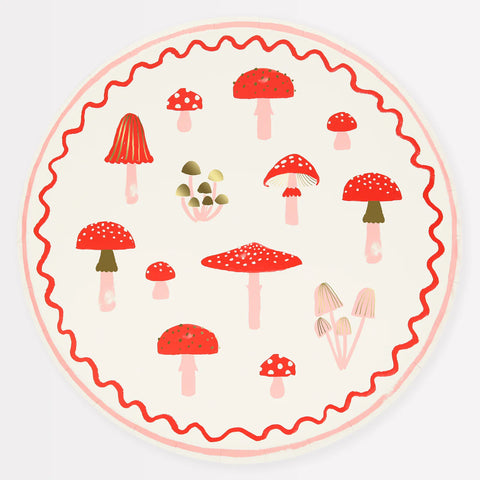 Merry Mushrooms Plates