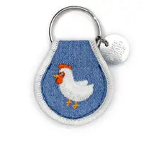 Chicken Patch Keychain