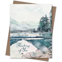 Trillium Lake Thinking of You Card