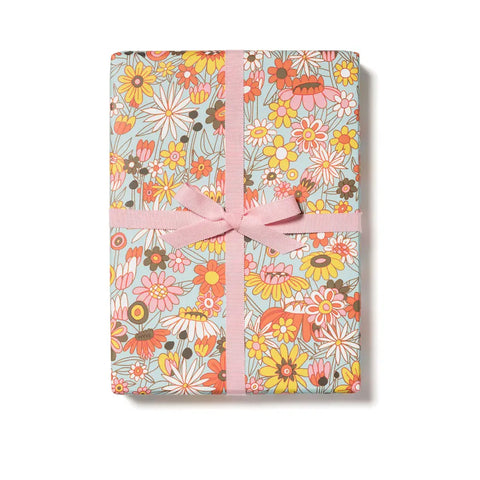 Groovy Bloom Wrapping Roll of Sheets