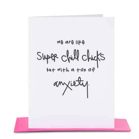 Super Chill Chicks Greeting Card