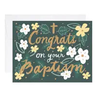 Baptism Congrats Card