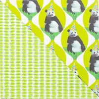 Panda Birthday Double Sided Gift Wrap