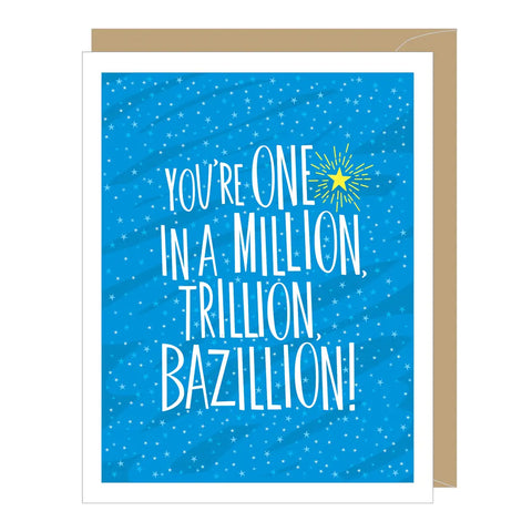 Million Bazillion Thanks Card