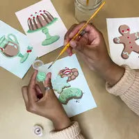 Holiday Sweets Paint-by-Number Card Sets