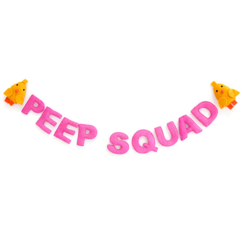 Felt Peep Squad Garland