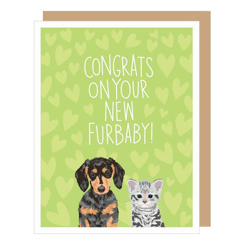 New Fur Baby Congrats Card