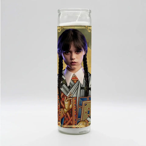 Wednesday Addams Candle