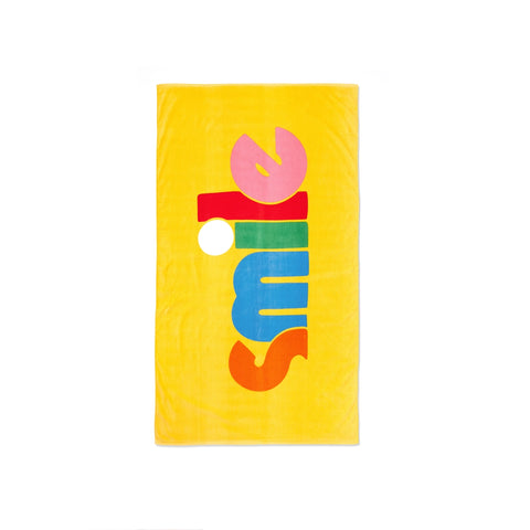 Smile Giant Beach Towel