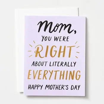 Right About Everything Card