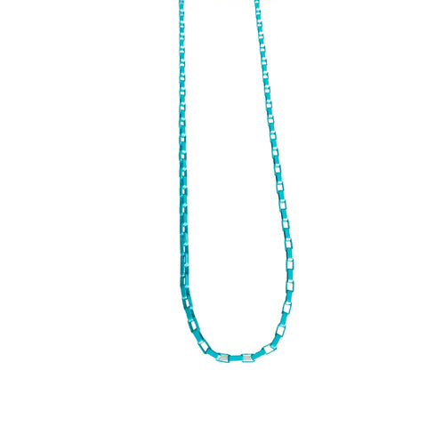Colored Boxchain Necklace
