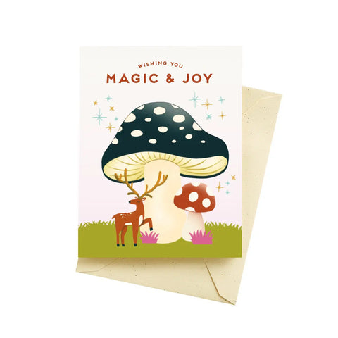 Magic Mushroom Holiday Cards