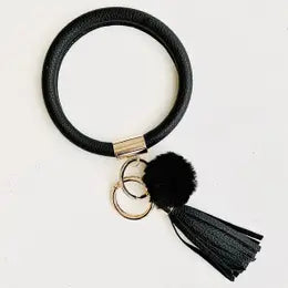 Black Bangle Key Chain
