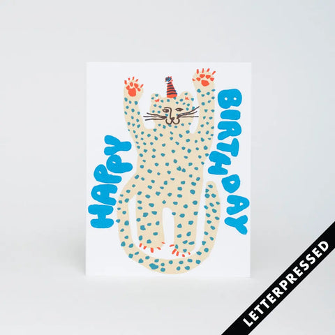 Party Cheetah Card