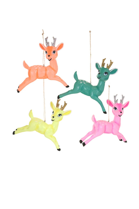 Leaping Deer Assorted Ornament