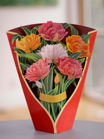 Pop-up Tulip Flower Bouquet