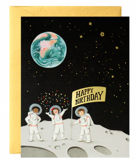 Astronauts Birthday Card
